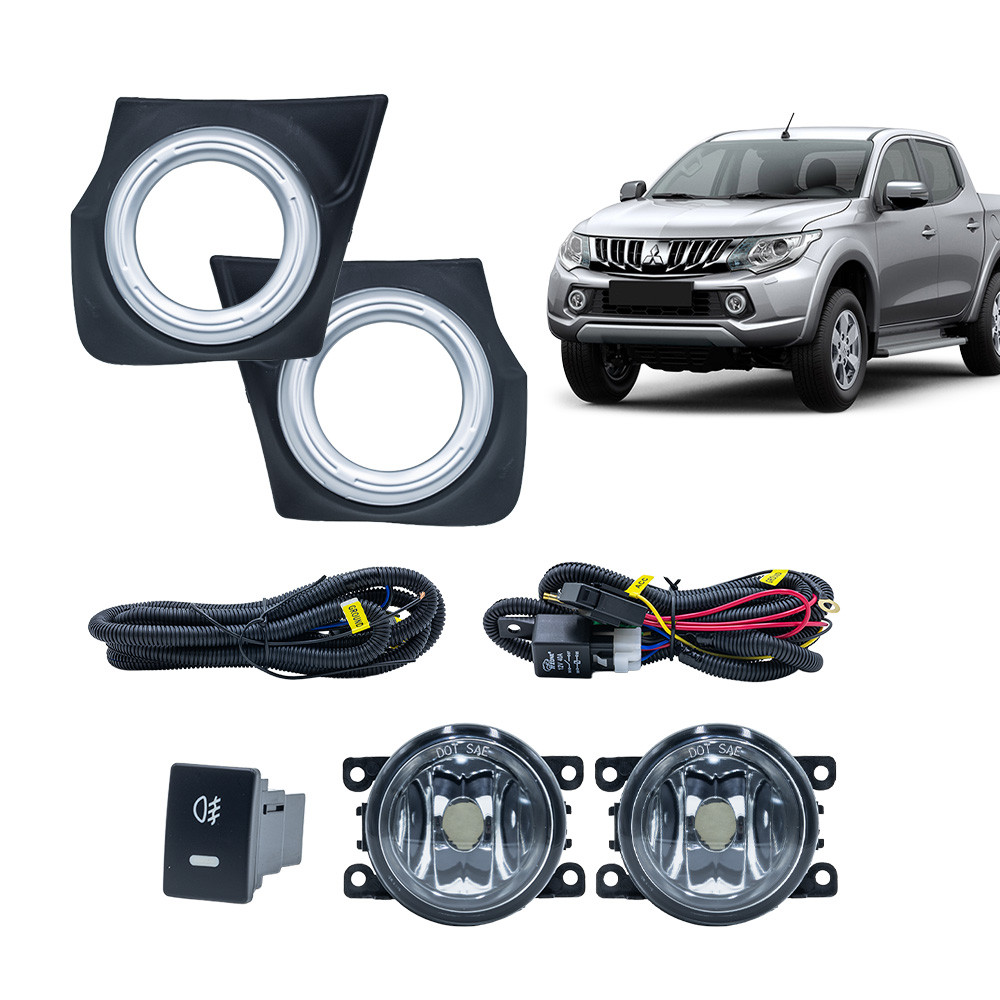 Kit Farol Auxiliar De Neblina L200 Triton Sport 2018 A 2020