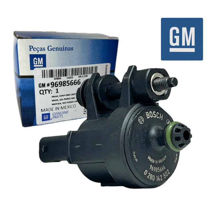Válvula Solenoide Canister ORIGINAL GM Onix Spin 2015 2016 2017 2018
