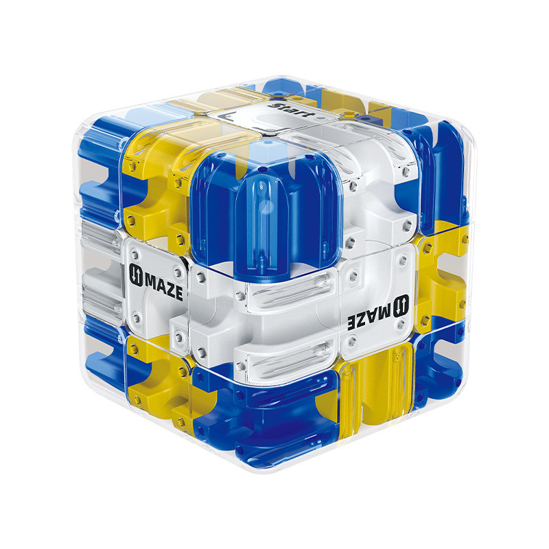 3D Roll-On Cubo de Rubik Labirinto Quebra-cabeça Cubo de Rubik Treinamento de Pensamento Lógico Infantil