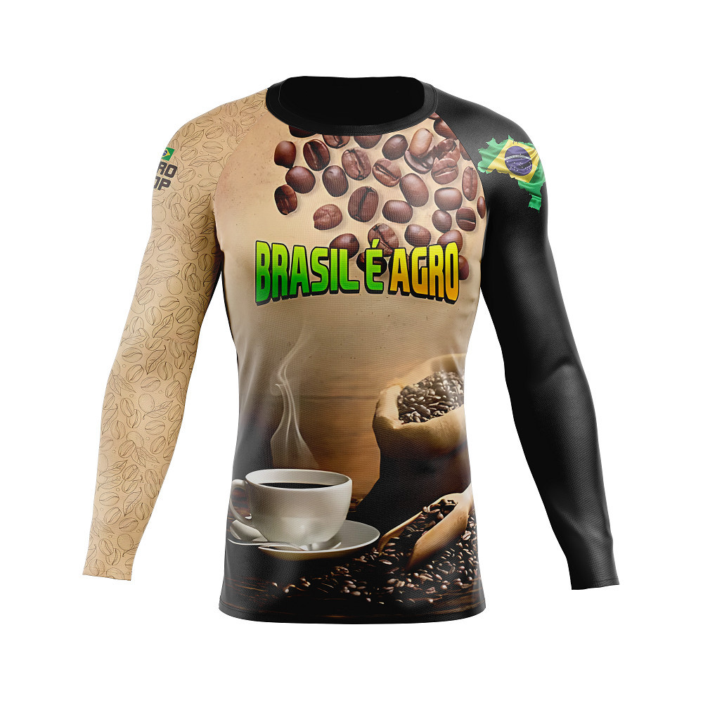 Camisa agro com Proteção UV - Modelo AGRO09 colheita de café, lavoura de café em Oferta na Shopee