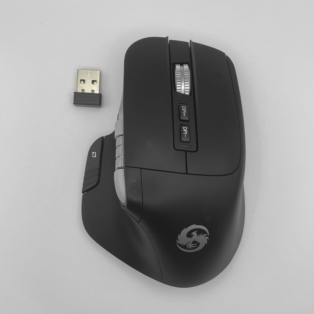 Mouse Sem Fio Wireless 8 Botões Bluetooth 2.4g 2400dpi D-m9 em Oferta na Shopee