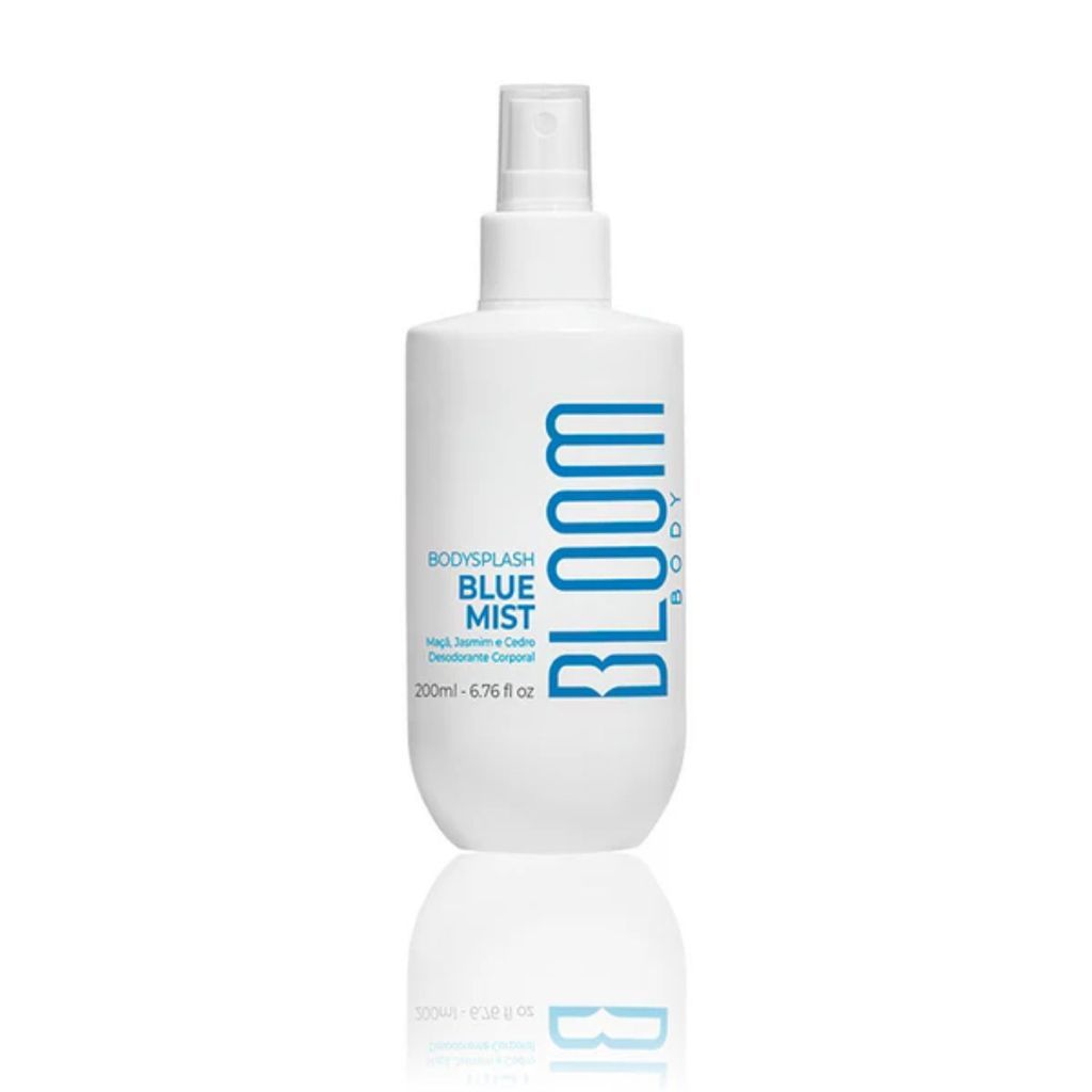 Body Splash Colônia Desodorante Blue Mist  200ml - Bloom Bronzeado