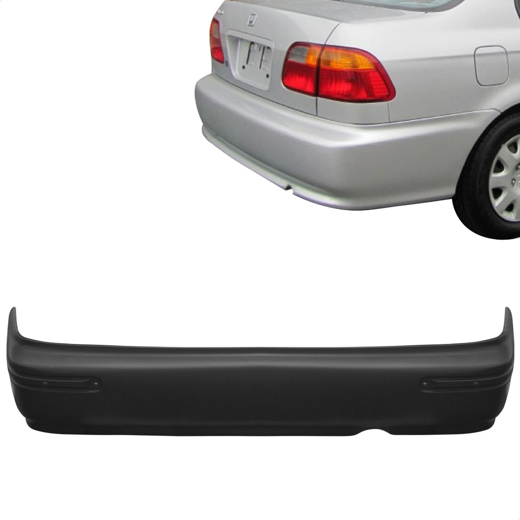 Parachoque Traseiro Civic Sedan Com Furo 96 97 98