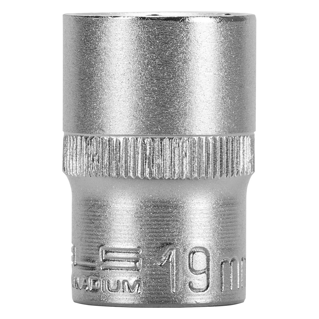 SOQUETE SEXTAVADO ENCAIXE 1/2POL., CRV 19MM, 1PC // STELS