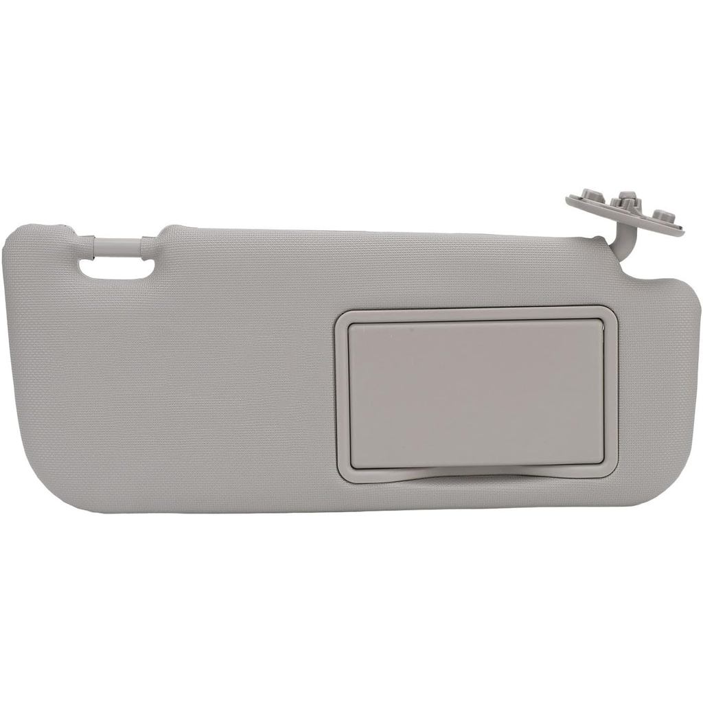 Pára-sol direito cinza para passageiro, compatível com TA 2014 a 2019, com espelho de maquiagem, excelente proteção sola