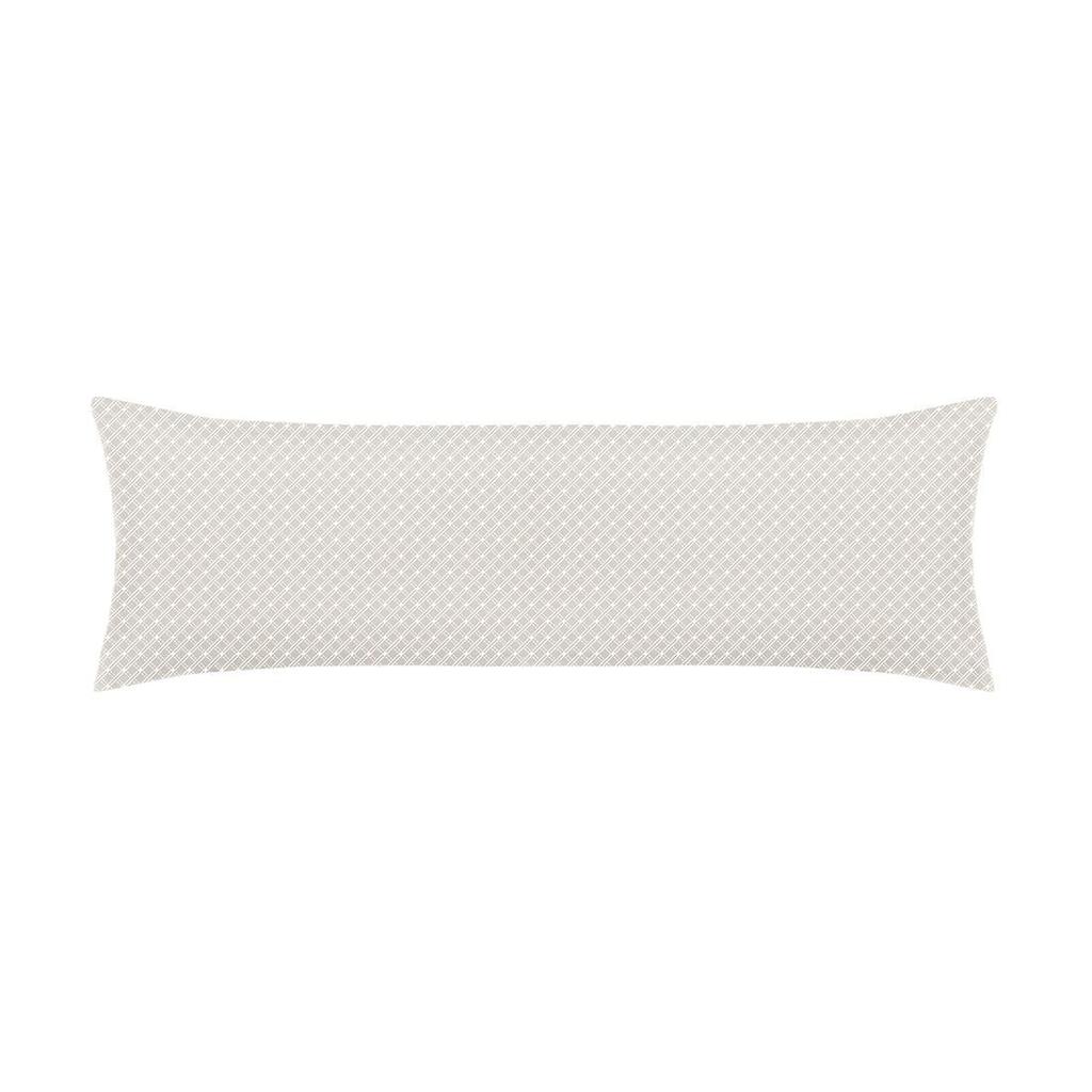 Fronha Body Pillow Altenburg Toque Acetinado Slim Porcelana