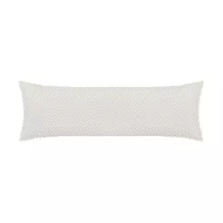 Fronha Body Pillow Altenburg Toque Acetinado Slim Porcelana