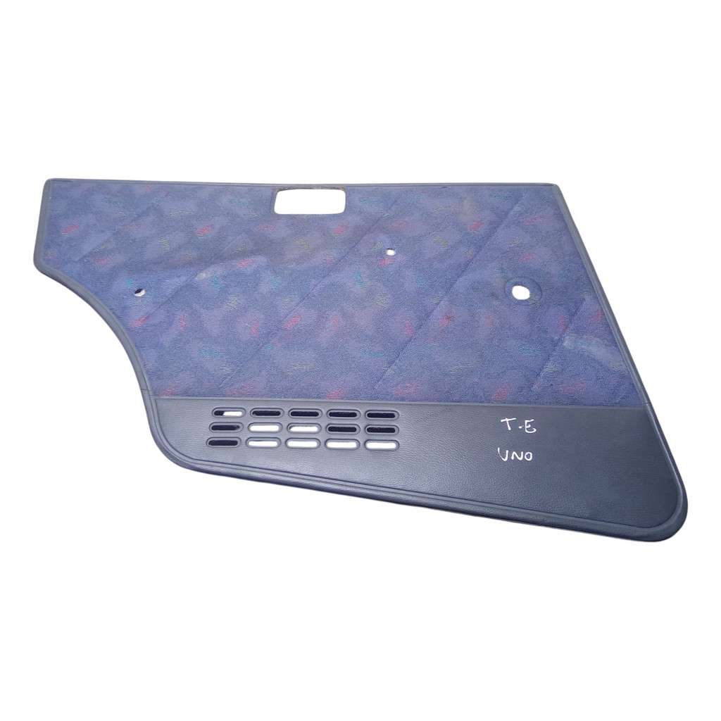 Forro Porta Traseira Esquerda Fiat Uno Mille 2004 A 2007 Azul