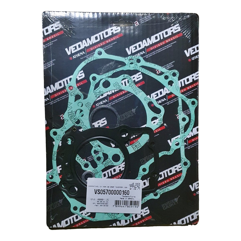 jogo De Juntas Completo Para Honda Cb250f Twister Vedamotors em Oferta na Shopee