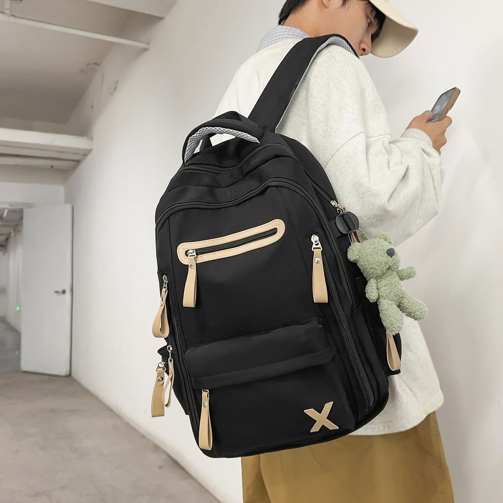 2025 Novo Estilo Mochila Novo Estilo Mochila de Grande Capacidade Alunos do Ensino Médio Mochila Estudantes Universitári