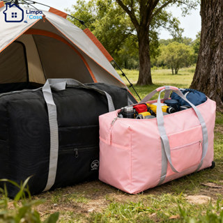 kit 2 viagem dobráveis ​​e impermeáveis ​​que podem ser penduradas em malas; grande capacidade. em Oferta na Shopee