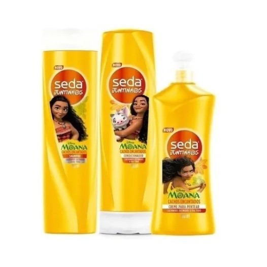 Kit Infantil c/3 Seda Juntinhos Disney Moana em Oferta na Shopee