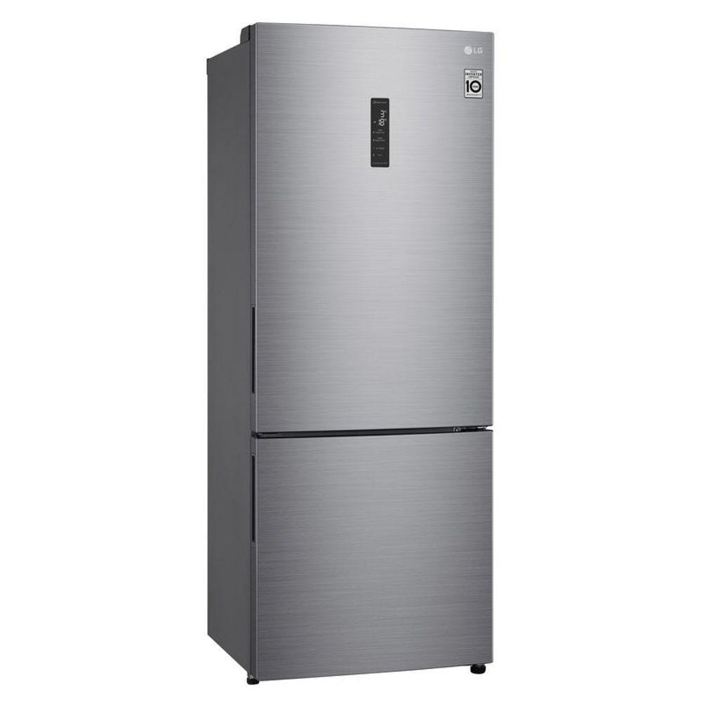 Geladeira LG Inverter Bottom Freezer 451L Platinum GC-B569NLL2 220V