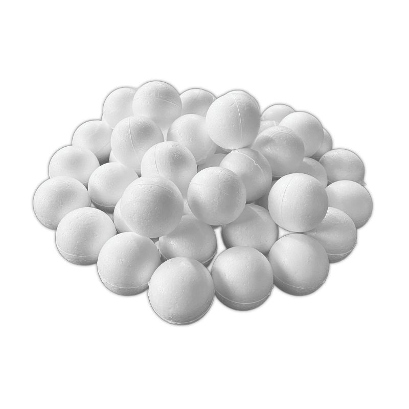 Bola de Isopor 5 cm (50mm) Maciça 50 Unidades em Oferta na Shopee