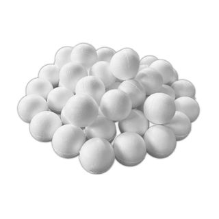 Bola de Isopor 5 cm (50mm) Maciça 50 Unidades em Oferta na Shopee