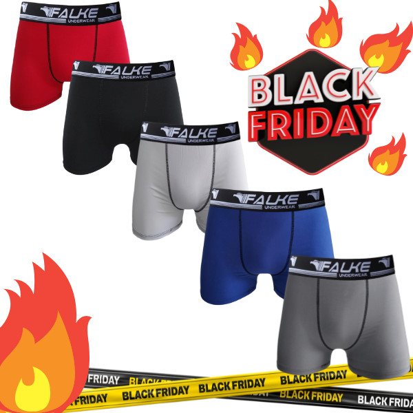 Kit com até 10 cueca Boxer Microfibra adulto