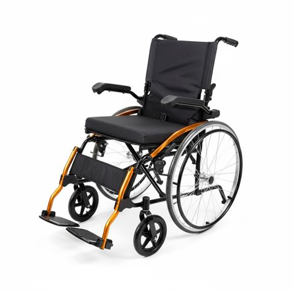 Cadeira de Rodas Manual Dobrável D600 Pop Suporta Até 120 kg - Dellamed em Oferta na Shopee