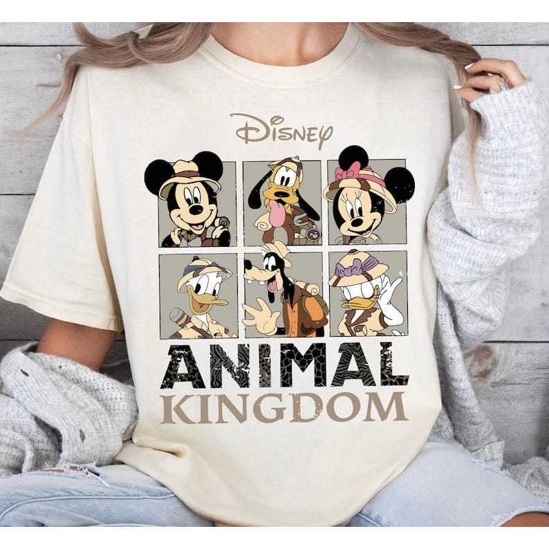 Camiseta Blusa Feminina Unissex Disney Animal Kingdom Disney Estampada viagem em Oferta na Shopee