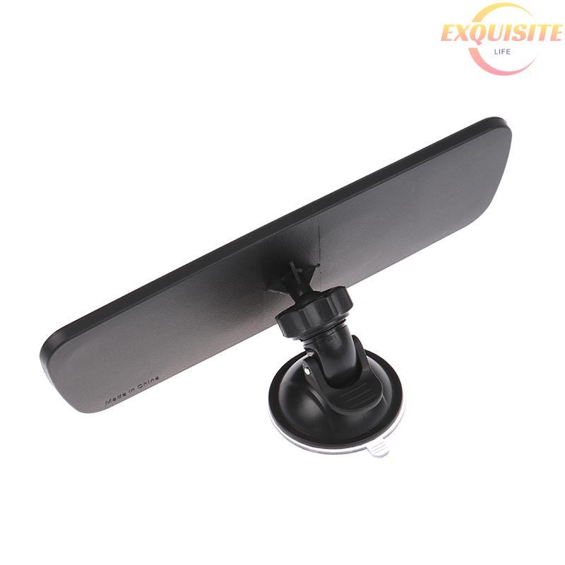 [EL] Espelho Retrovisor Com Ventosa De Vidro Grande Angular Universal 360 ° Gira Ajustável Traseiro Do Carro Novo