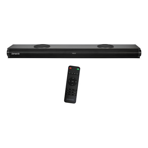 Barra De Som Tv 130wrms Com Bluetooth Hdmi Usb Aiwa Preto Soundbar