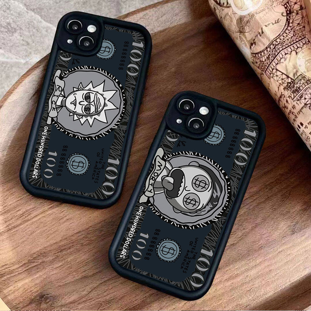 Capa Para Samsung A17 A07 A56 A36 A55 A54 A16 A15 A14 A05S A51 A52 A34 A35 A32 A13 Anime Dólar Design 3D Caso