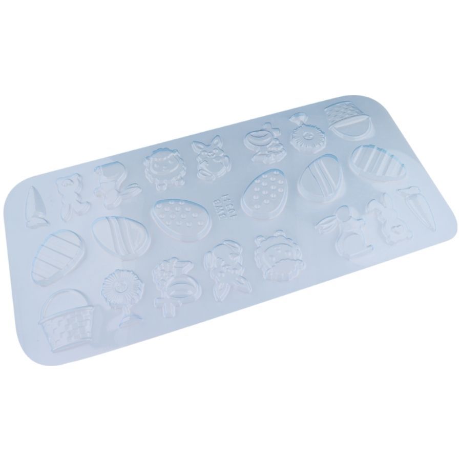 Forma de Acetato Apliques de Páscoa - Ref.10341 - 1 unidade - BWB - Rizzo em Oferta na Shopee