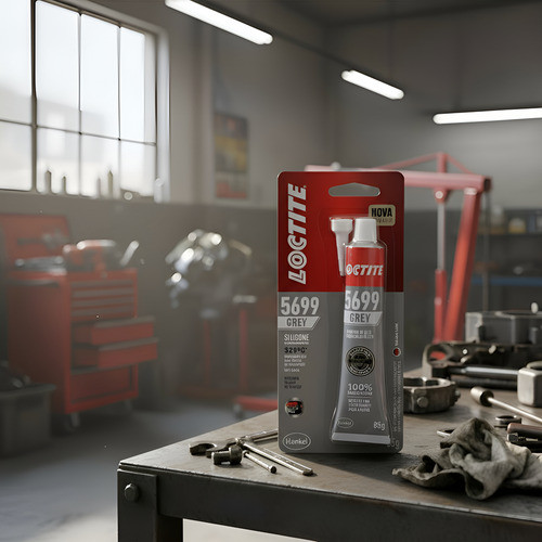 Cola Silicone Loctite 5699 Grey 85g Cinza Flanges Carter Cinza
