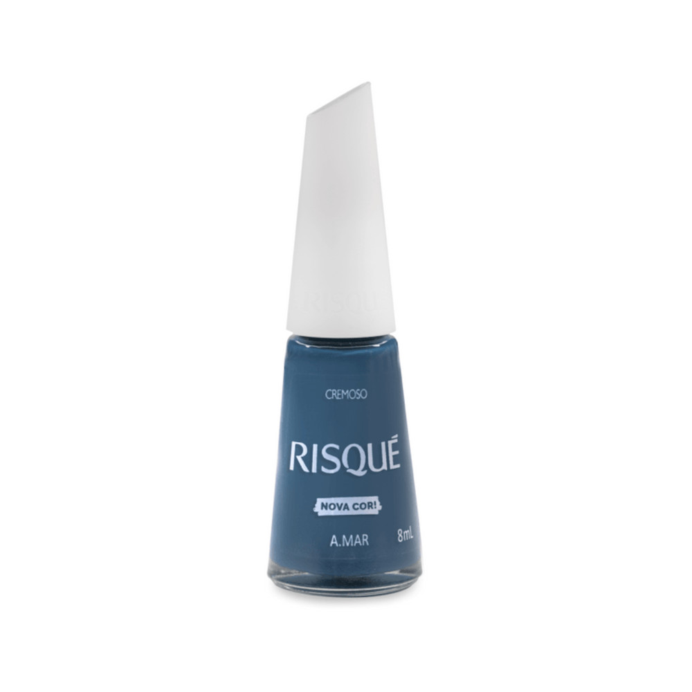 Esmalte Risqué Cremoso A.mar em Oferta na Shopee