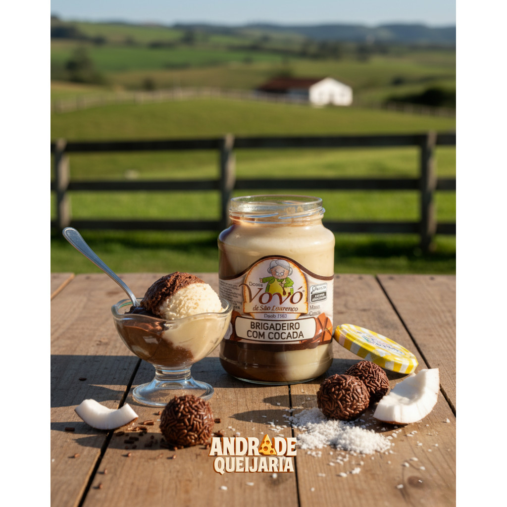 Sobremesas Cremosas da Vovó (Cocada, Brigadeiro, Misto) | Pote 650g e Kits