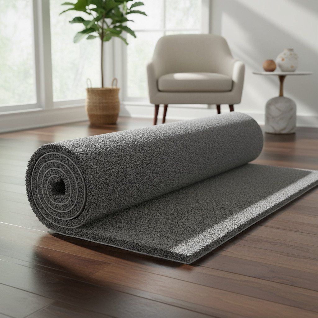 Bobina Capacho Vinil 1,2m x 5m Antiderrapante - Cores: Cinza, Marrom, Azul e Preto.