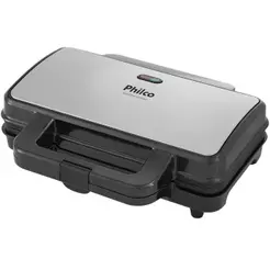 Sanduicheira E Grill Philco PGR02I Inox Antiaderente 900W 110V