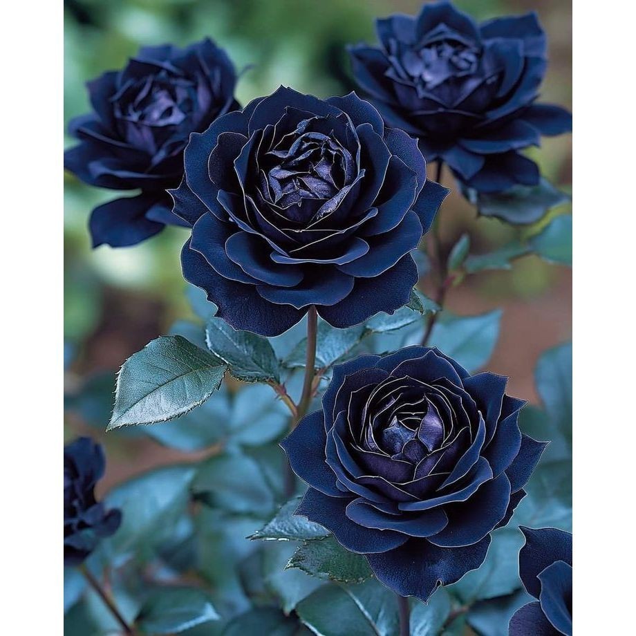 Rosa Negra - Rosa Fantasma - 100 sementes com manual de cultivo V V