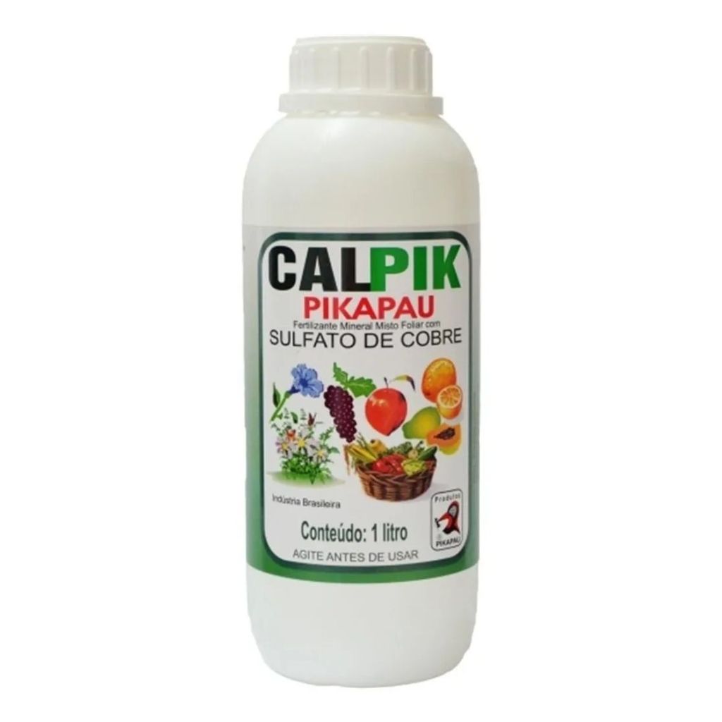 Calpik PikaPau Fertilizante Mineral Calda Bordalesa Conc. 1L em Oferta na Shopee