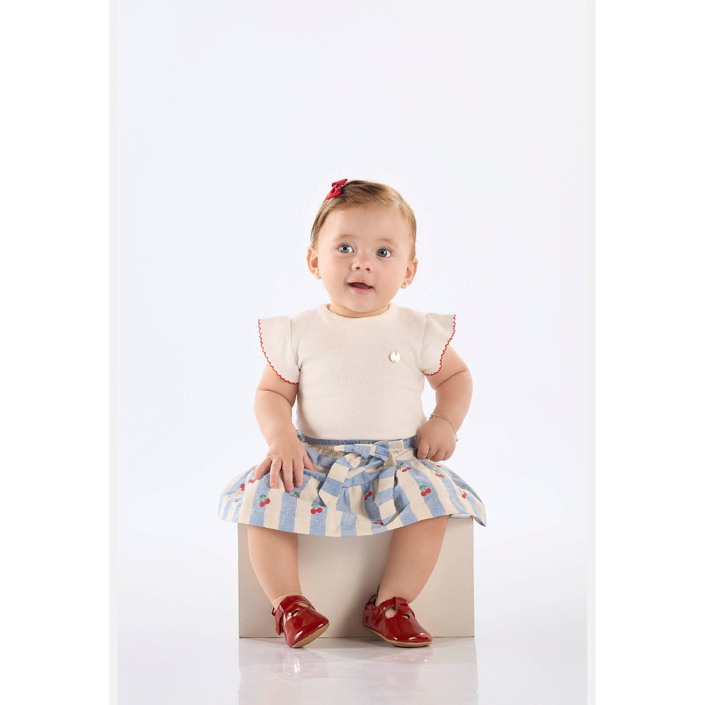 Conjunto Bebê com Body e Saia Up Baby