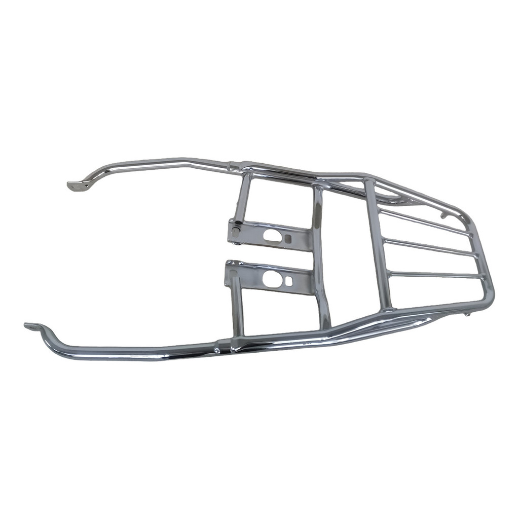 Bagageiro Titan Fan 125 E 150 2009 A 2013 Longo Reforçado para Baú Fortuna Cromado