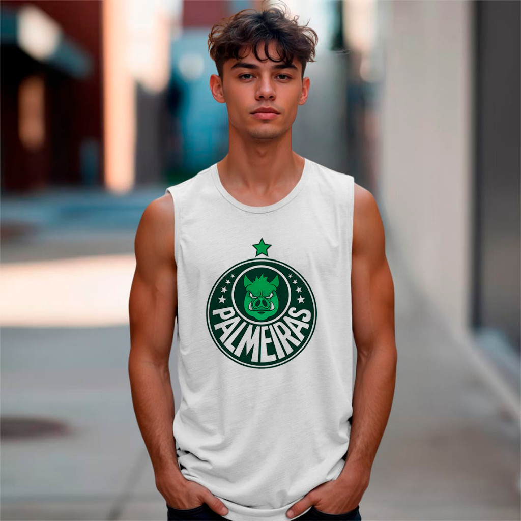 Camiseta Regata Palmeiras Meu Verdão Minha Vida
