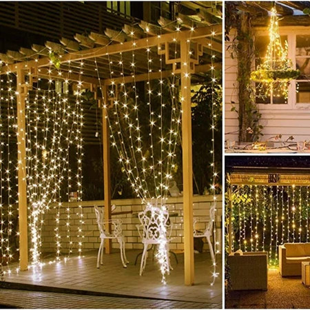 Cortina 300 Leds 3x3 Metros Festa Casamento Eventos Natal USB