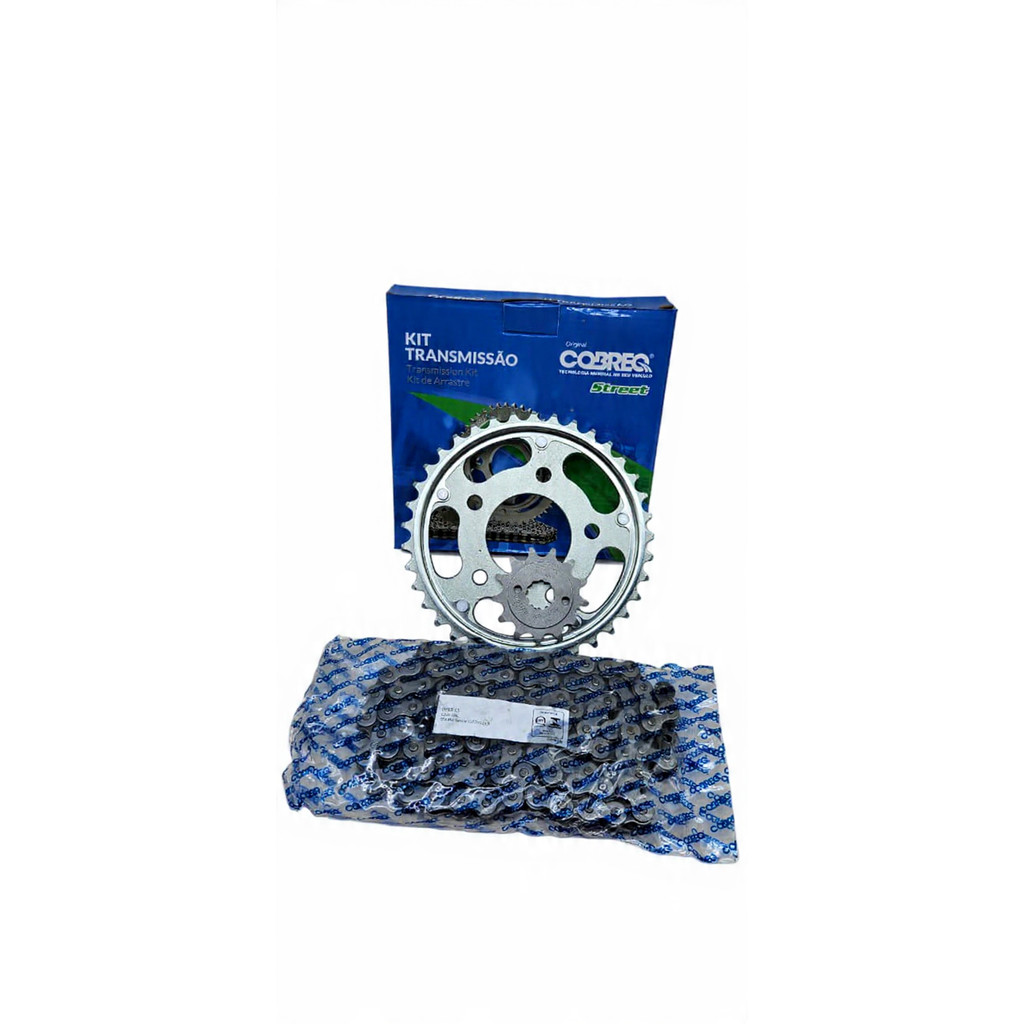 KIT RELAÇÃO TRANSMISSÃO COBREQ CBX250 TWISTER 01 a 08 em Oferta na Shopee