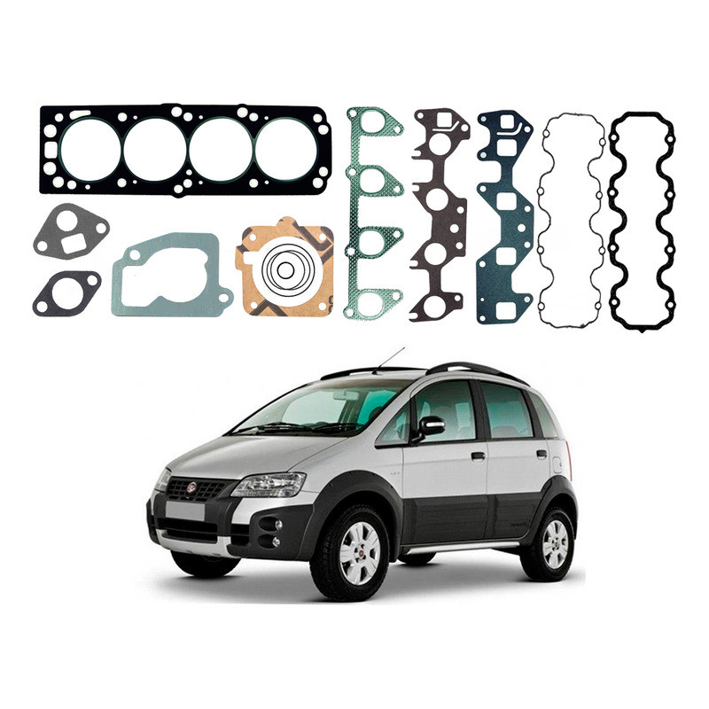 Jogo Junta Cabeçote Sabo Idea Adventure 1.8 8v 2005 A 2011 em Oferta na Shopee