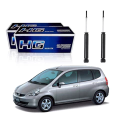 Par Amortecedor Traseiro Fit 1.4 2003 A 2008