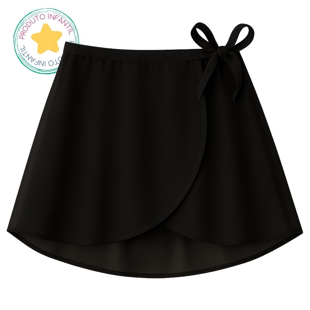Saia de Ballet Balé em Tecido Chiffon em Oferta na Shopee