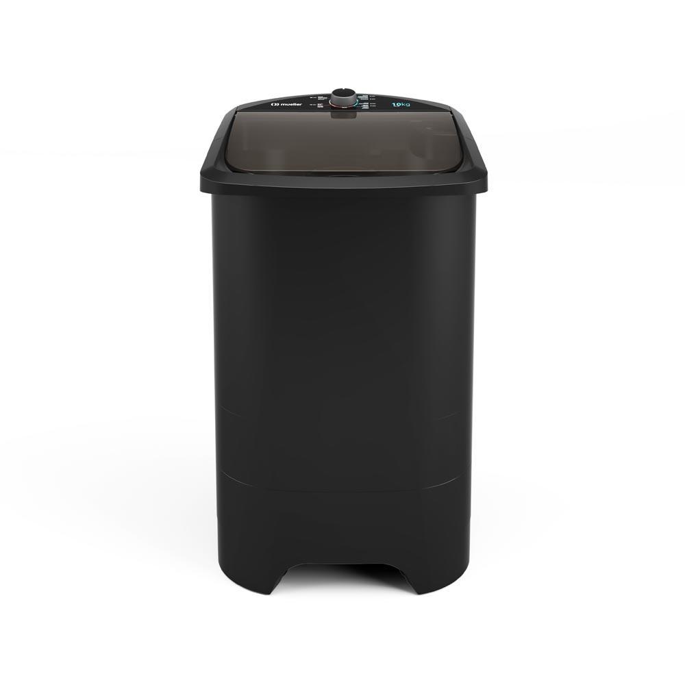 Tanquinho Mueller 10kg com Superesfregador Preto MLT10C 220V em Oferta na Shopee
