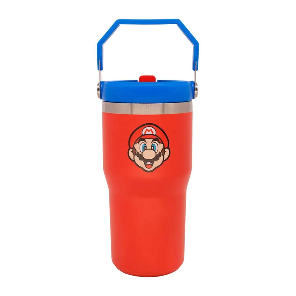 Copo Tumbler Hanger Super Mario 650ml Zona Criativa - 10026590 em Oferta na Shopee