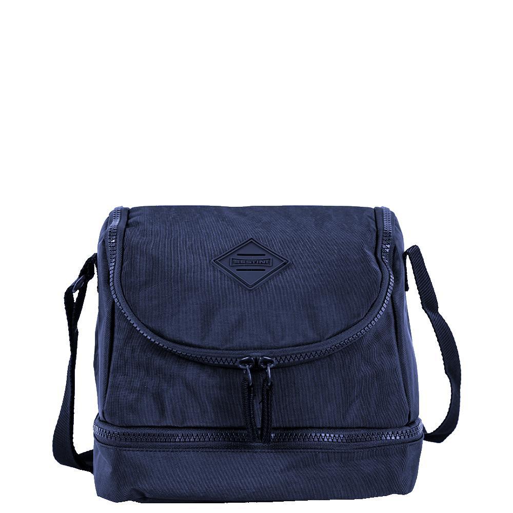 Lancheira 2 Compartimentos Sestini Lunch Crinkle 2 - Azul