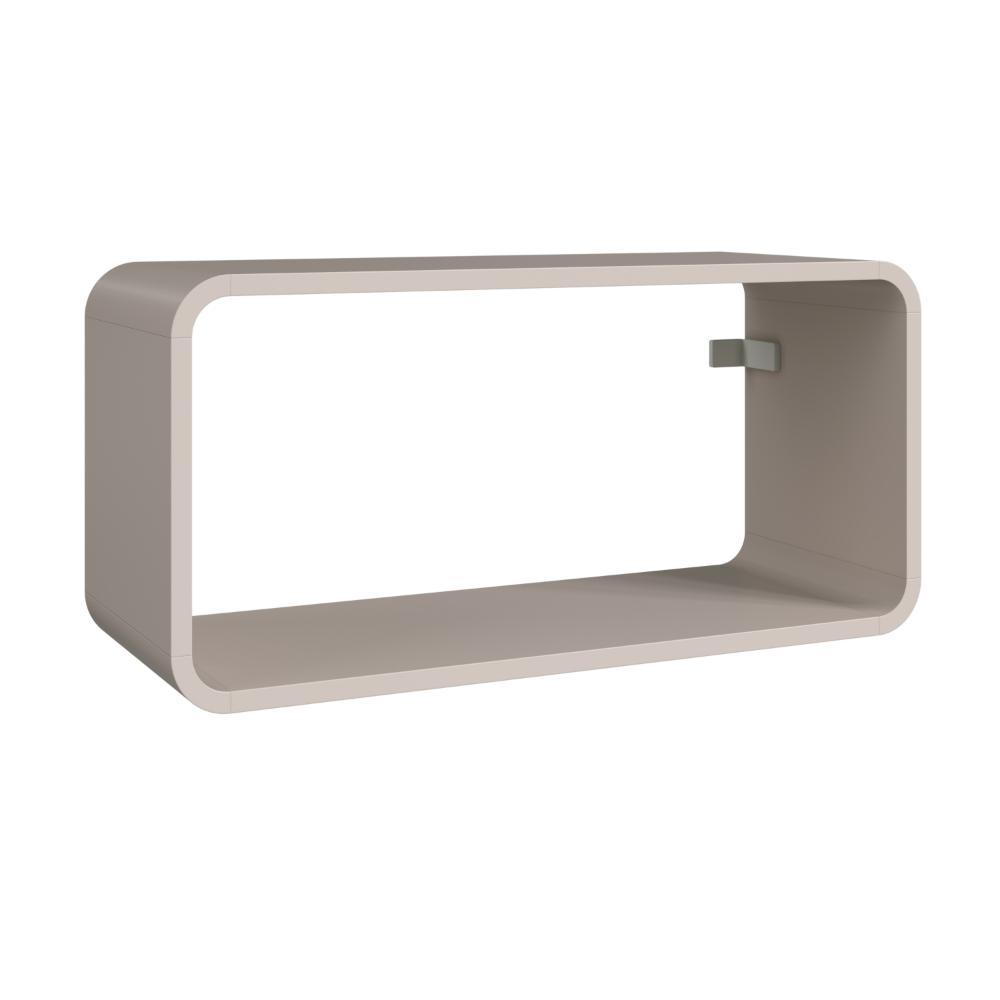 Prateleira Suspensa Nicho Duplo Linha Curve CV009BDBD 62cm Bege Dunas - Completa Móveis em Oferta na Shopee