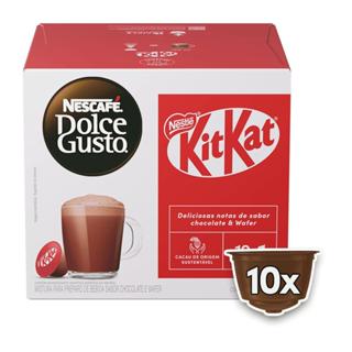 NESCAFÉ DOLCE GUSTO KitKat 10 cápsulas em Oferta na Shopee