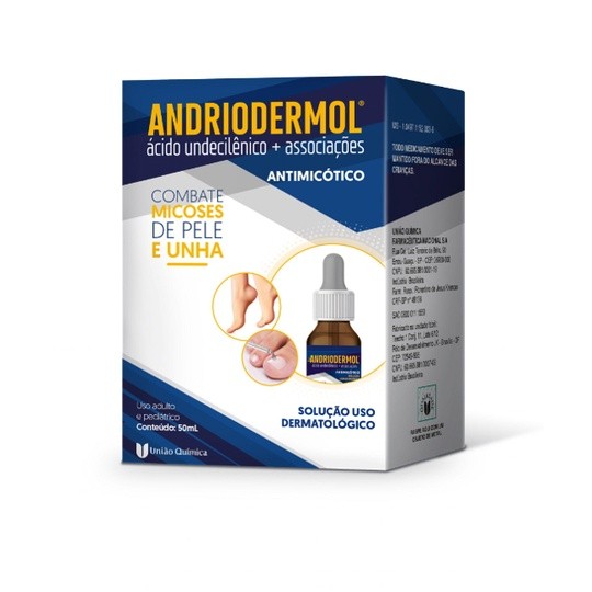 Andriodermol Antimicótico Solução 50ml -União Química em Oferta na Shopee