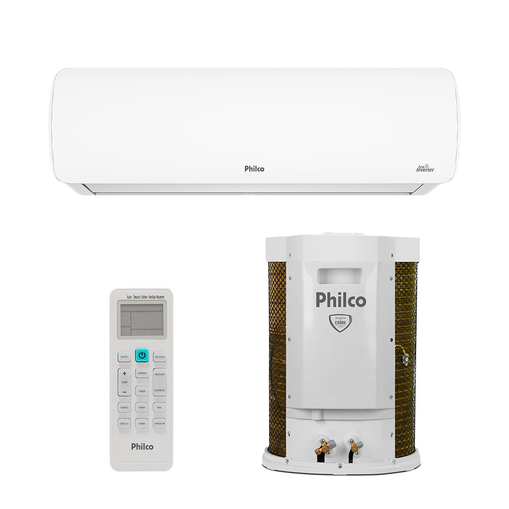 Ar Condicionado Split Hi Wall Eco Inverter Philco 30.000 Btus Frio 220v R-32 em Oferta na Shopee