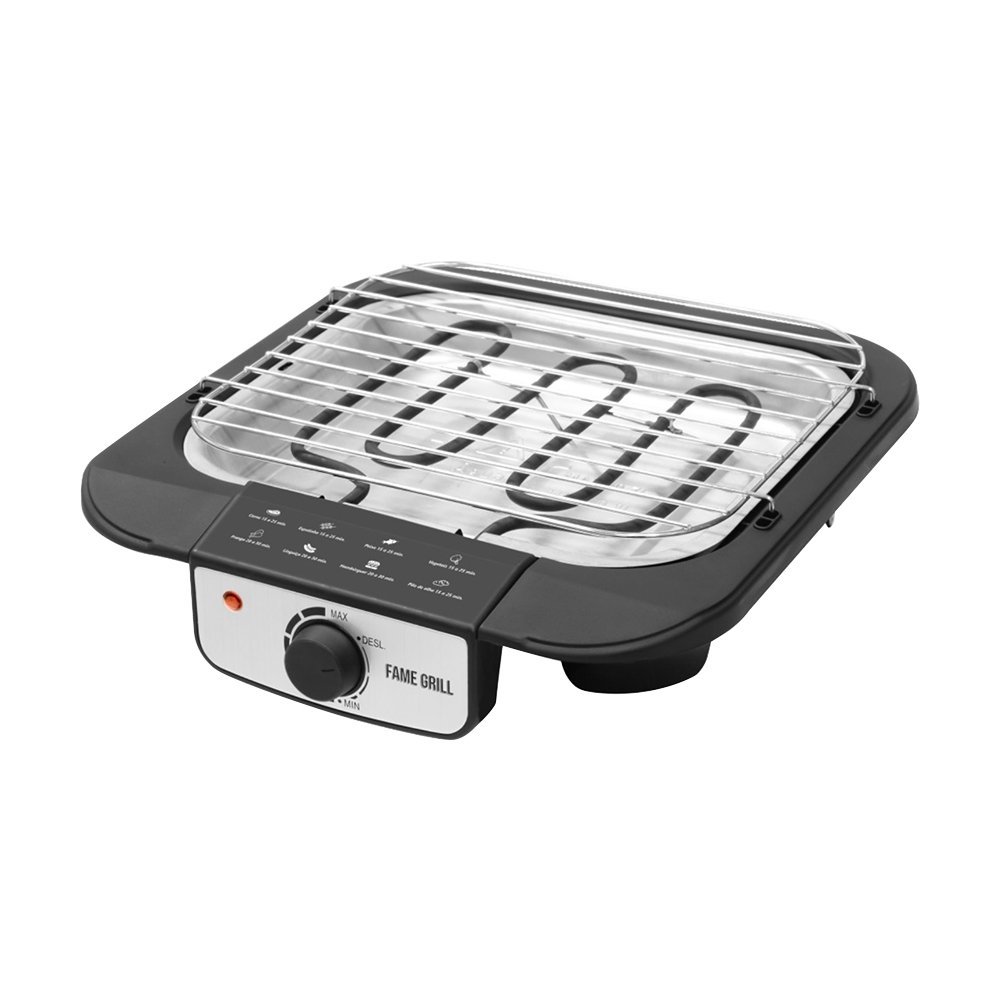 Churrasqueira Elétrica Fame Grill Compacta Preto 1200W