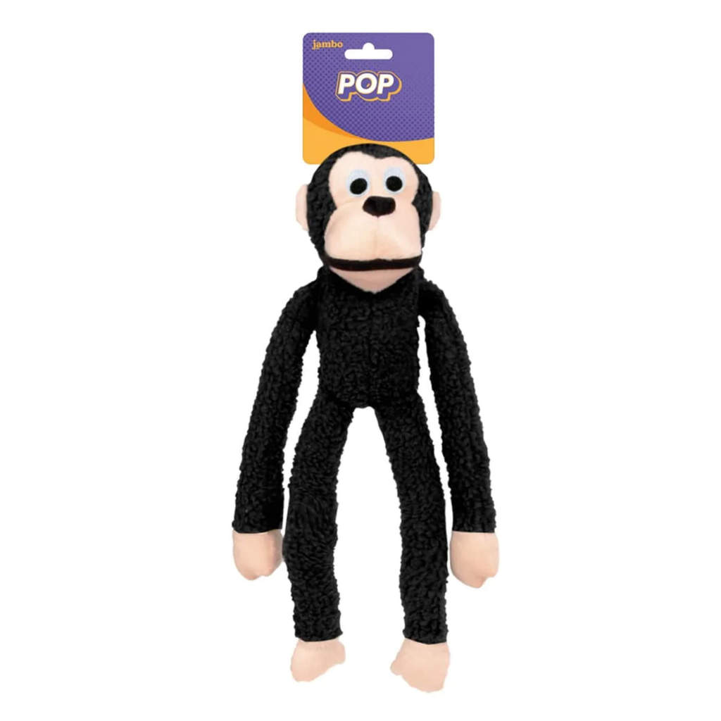 Mordedor Macaco de Pelúcia New Pop Preto Jambo Pets - 10990 em Oferta na Shopee